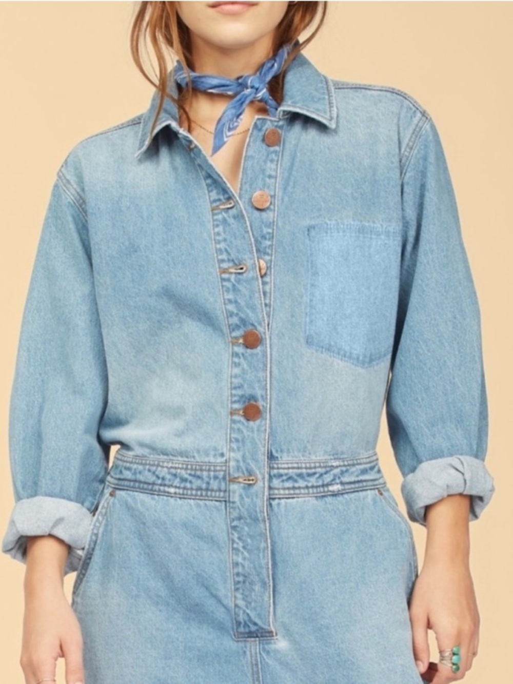 Billabong x Wrangler Denim Jumpsuit